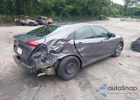 2020 Honda Civic Lx из США, поврежденный, VIN 19XFC2F67LE016717